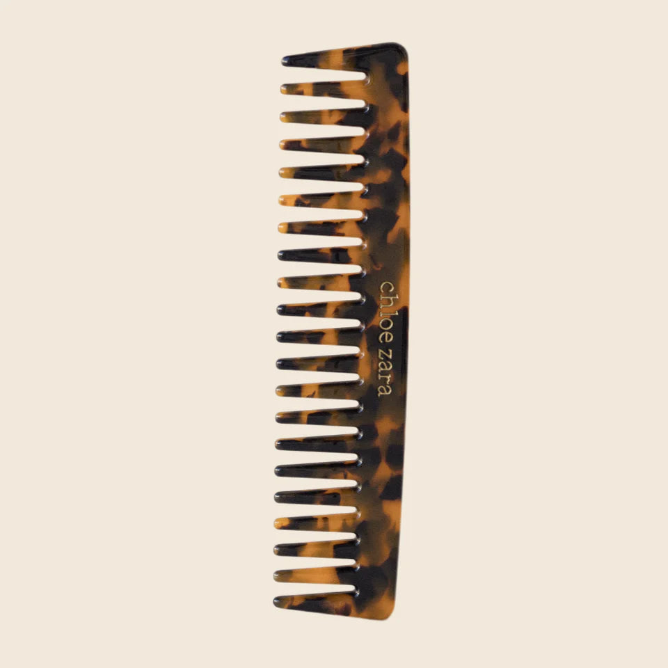 Chloe Zara Hair Wide Tooth Comb Tortoise