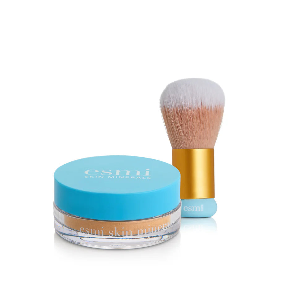 esmi Loose Mineral Foundation and Kabuki Bundle