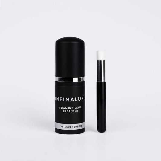 INFINALUXE Foaming Lash Cleanser & Cleansing Brush