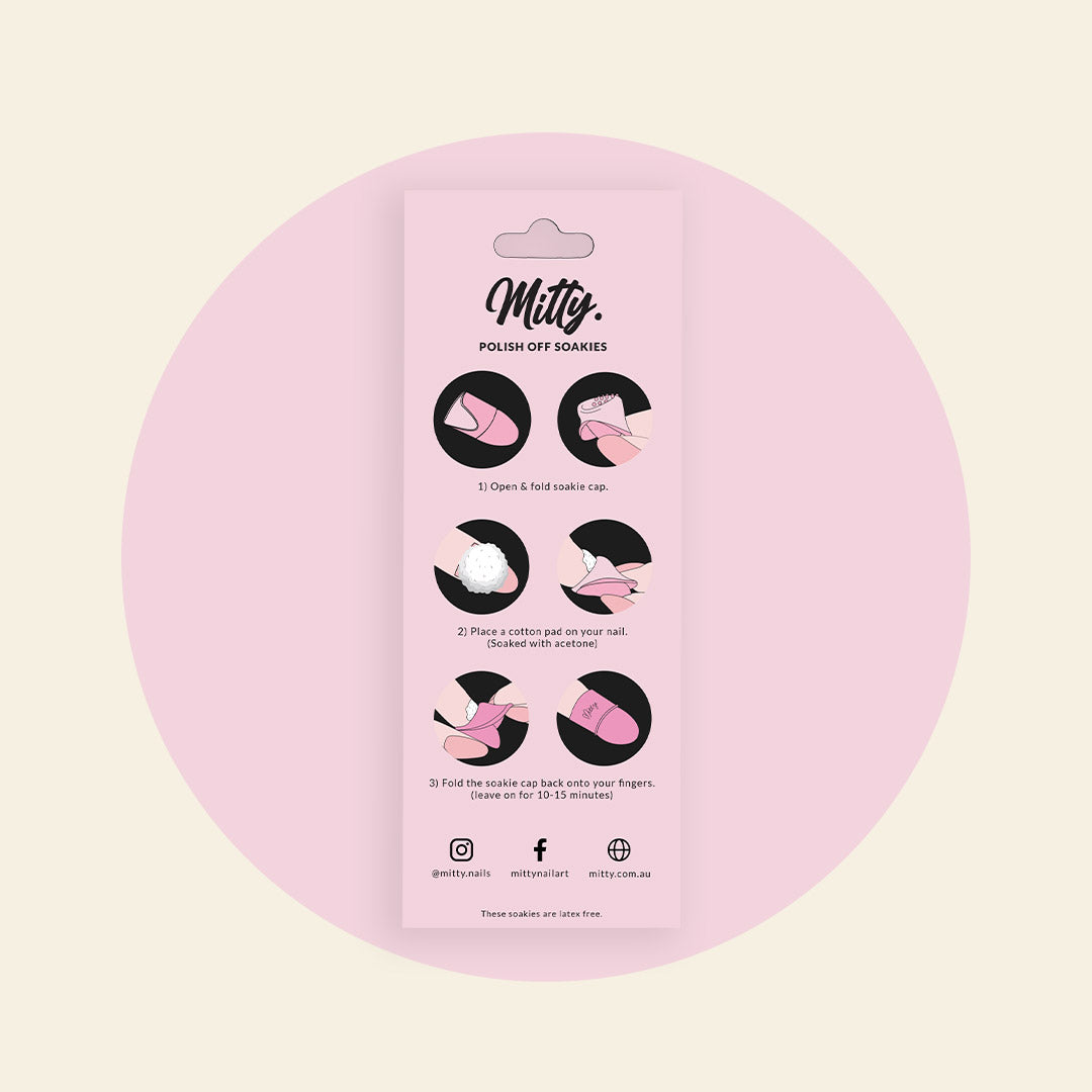 Mitty Polish Off Soakies - Black Night