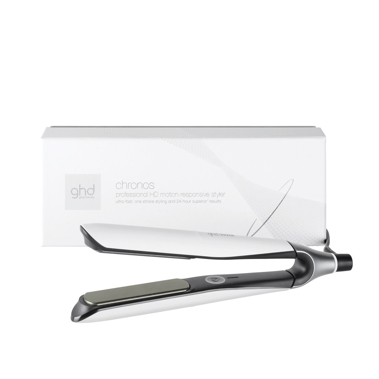 GHD Chronos Hair Straightener in White