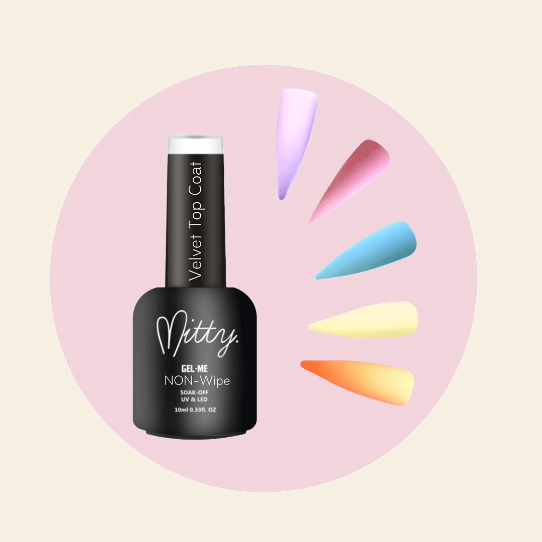 Mitty Non-Wipe Velvet Matte Top Coat 10ml