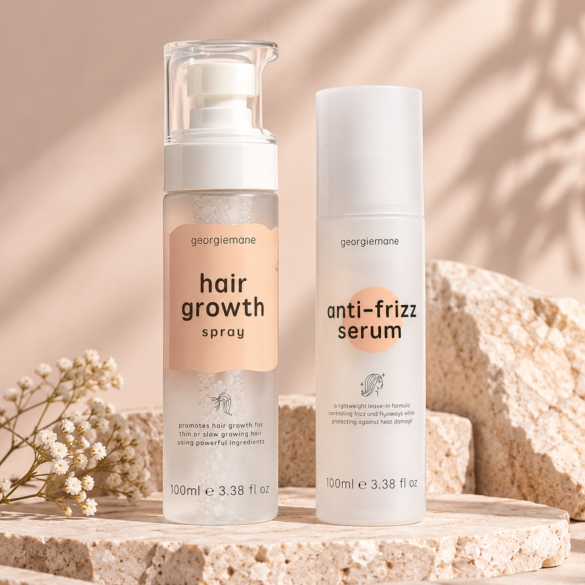 Georgiemane Hair Growth + Anti-Frizz Duo