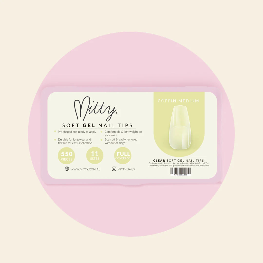 Mitty Coffin Full Cover Nail Tips