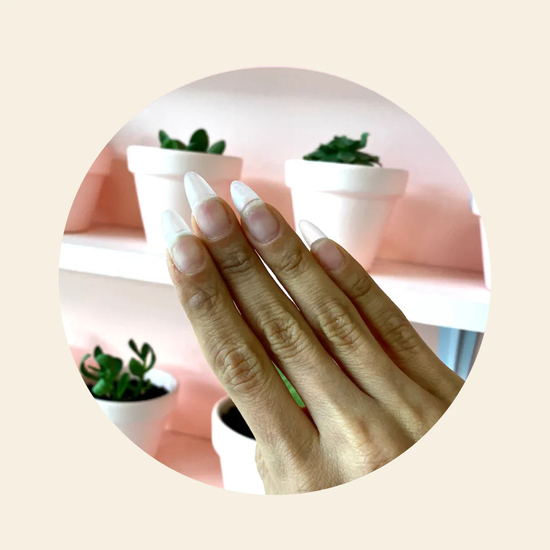 Mitty Almond Full Cover Nail Tips