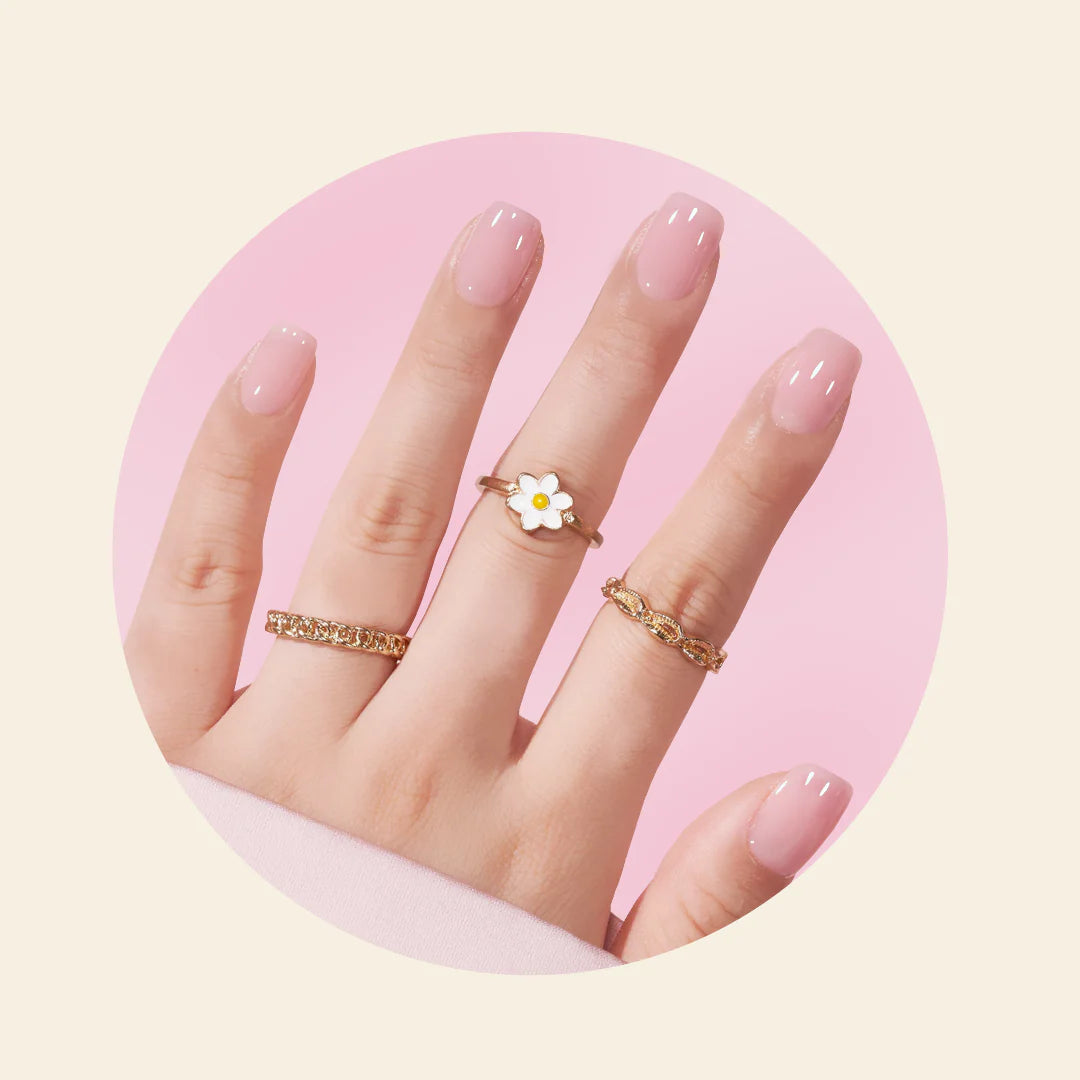 Mitty Original Pink Press On Nails