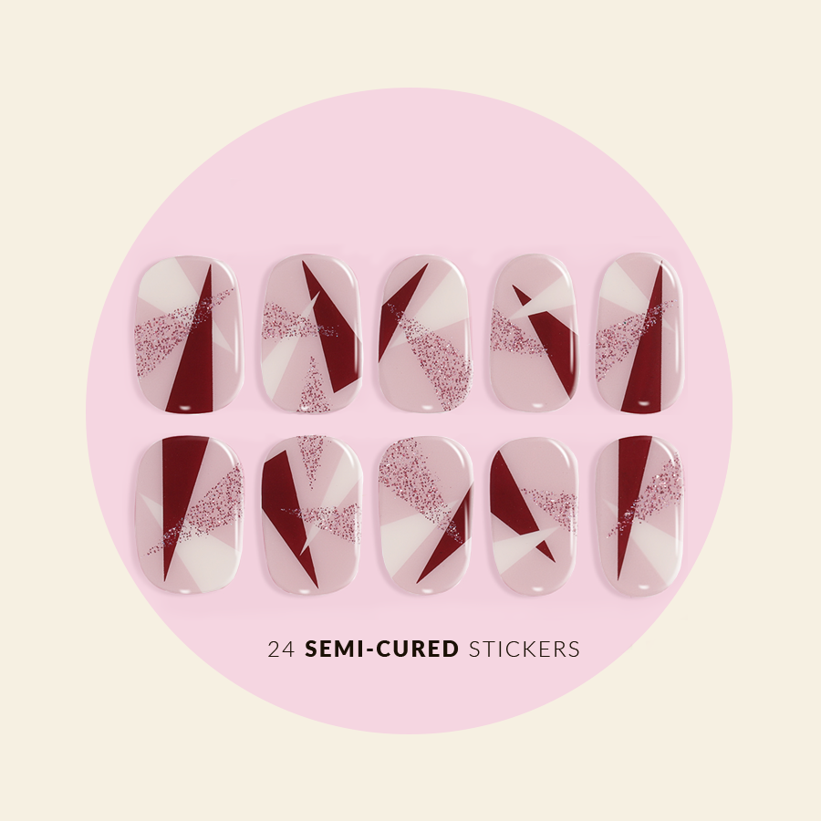Mitty Semi Cured Gel Nail Stickers - Celestial