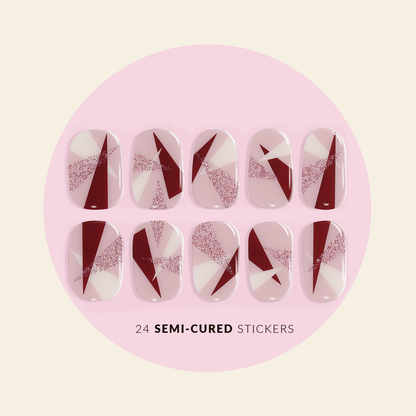 Mitty Semi Cured Gel Nail Stickers - Celestial