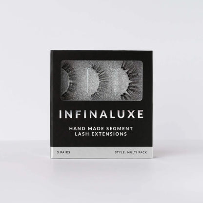 INFINALUXE Hand Made Segment Lash Extentions - 3 Pairs