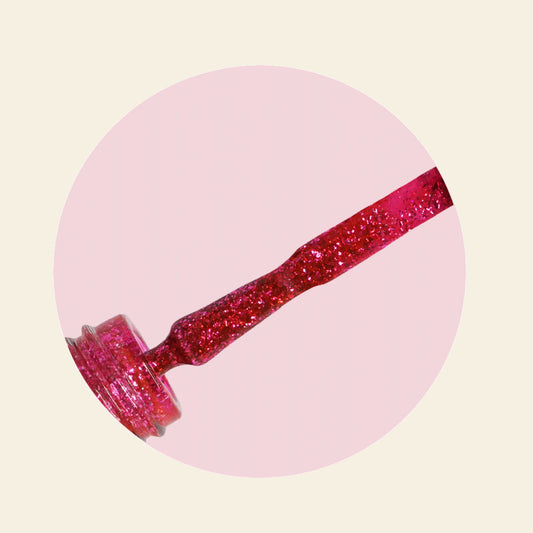 Mitty Platinum Glitter Pop Pink 15ml