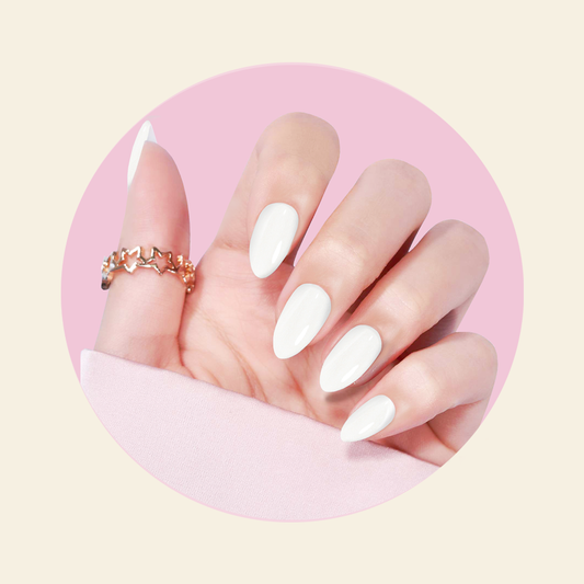 Mitty Semi Cured Gel Nail Stickers - Fluffy Clouds