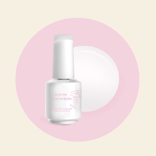 Mitty White Frost - Brush on Builder Gel