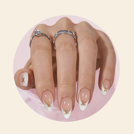 Mitty Bow Bow Press On Nails