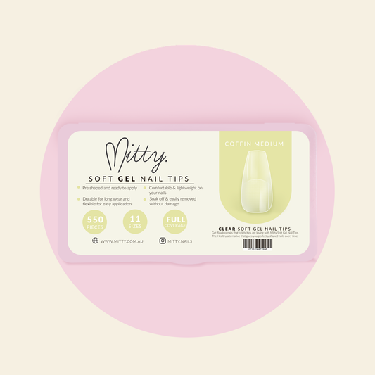 Mitty Coffin Full Cover Nail Tips