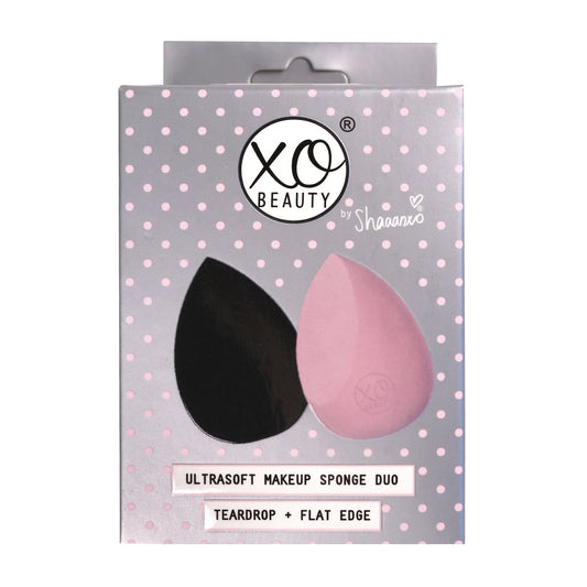 xoBeauty Ultrasoft Makeup Sponge Duo Set (Teardrop & Flatedge)
