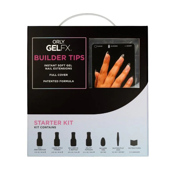 ORLY GELFX Builder Tips Starter Kit - Almond