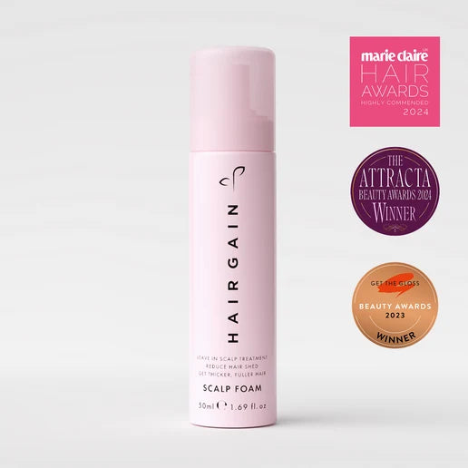 Hair Gain Scalp Foam + Peptide Puff Refresh Duo: included item 1 - Hair Gain Scalp Foam