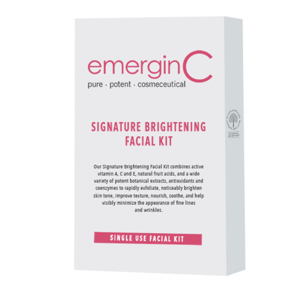 emerginC Signature Brightening Facial Kit